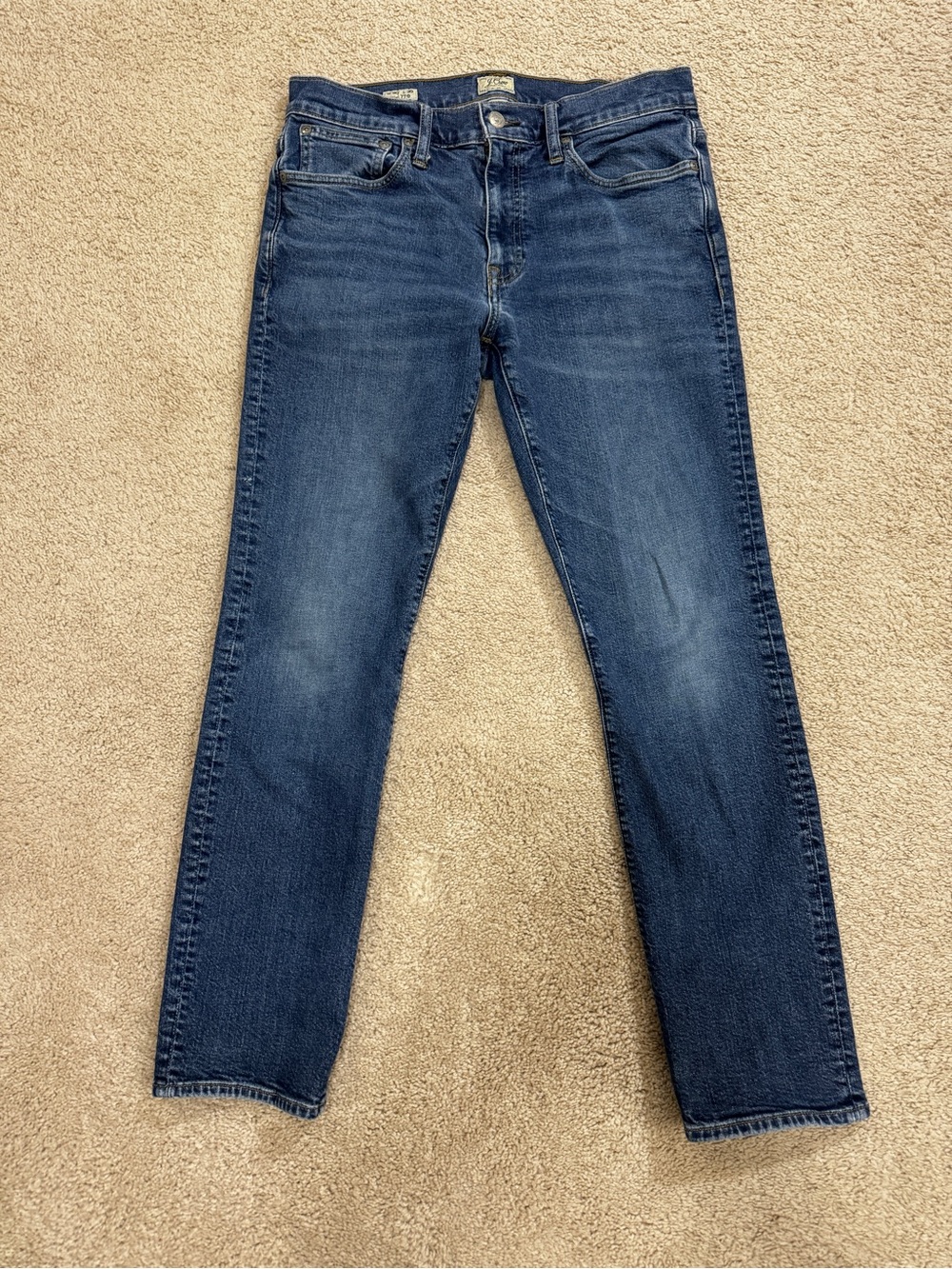J. Crew 770 Men's Slim Fit Dark Blue Jeans